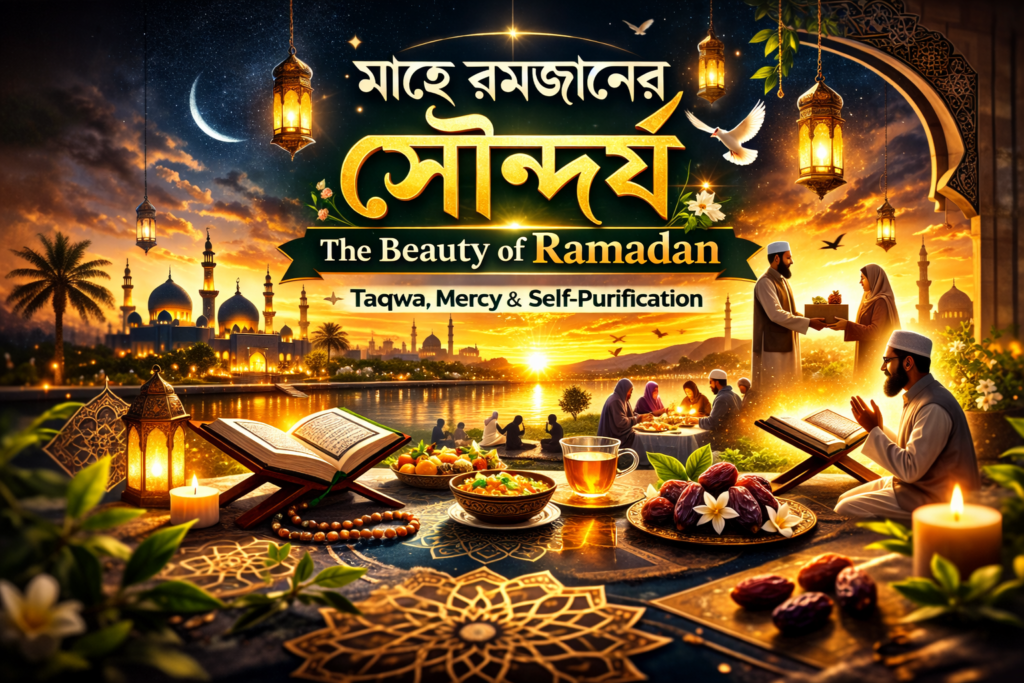 মাহে রমজানের সৌন্দর্য: তাকওয়া, রহমত ও আত্মশুদ্ধির মহিমা