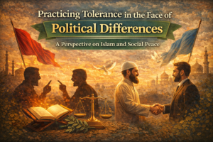 রাজনৈতিক মতভেদের বিপরীতে সহনশীলতার চর্চা: ইসলাম ও সামাজিক শান্তির দৃষ্টিভঙ্গি Practicing tolerance in the face of political differences: A perspective on Islam and social peace